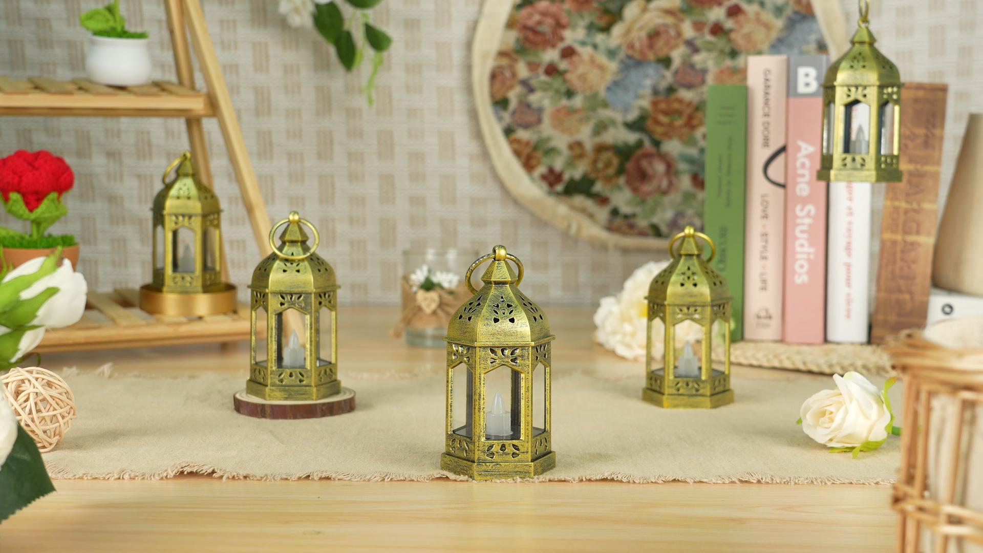 Amazon.com: Mini Lantern with Flickering LED Candles Set of 10